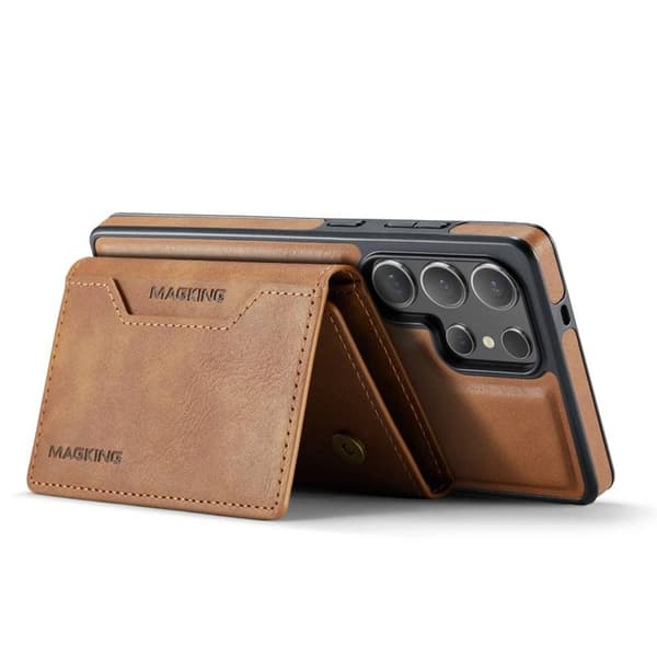 DG-Ming Magking K2 2i1 cover Samsung Galaxy S25 Ultra - Brun
