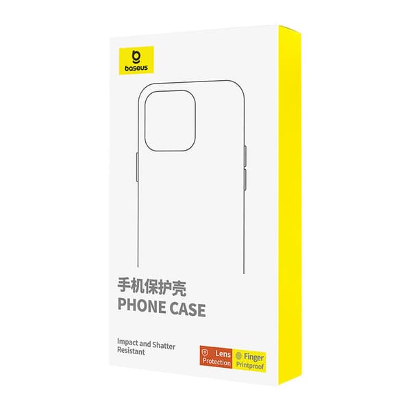 Telefonveske Baseus SkyRing Magnetic med stativ for iP 15 Pro + herdet glass og rengjøringssett (svart)