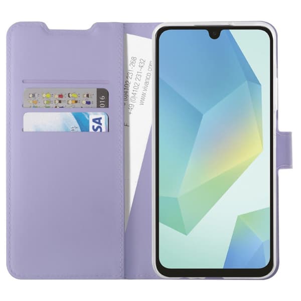Vivanco Samsung Galaxy A16 Fodral Classic Wallet Lavendel