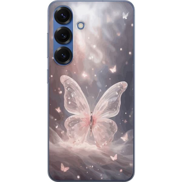 Samsung Galaxy S25+ Genomskinligt Skal Fjäril