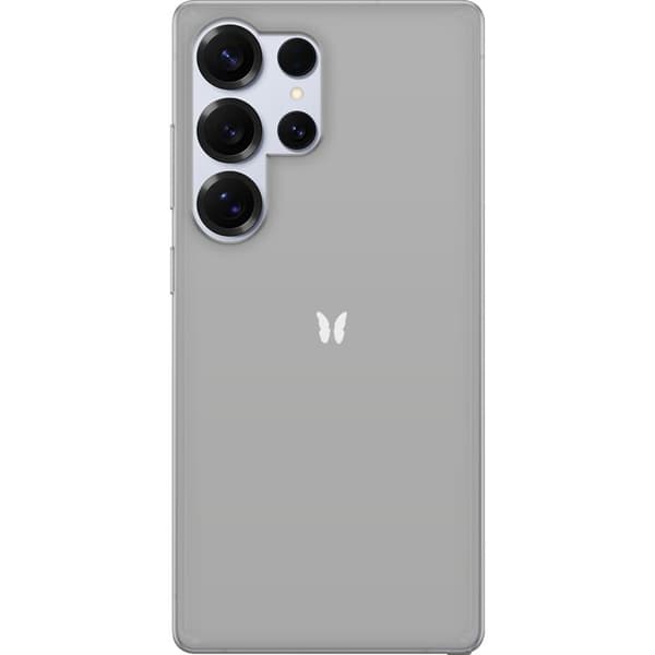 Samsung Galaxy S25 Ultra Läpinäkyvä kuori Harmaahanska