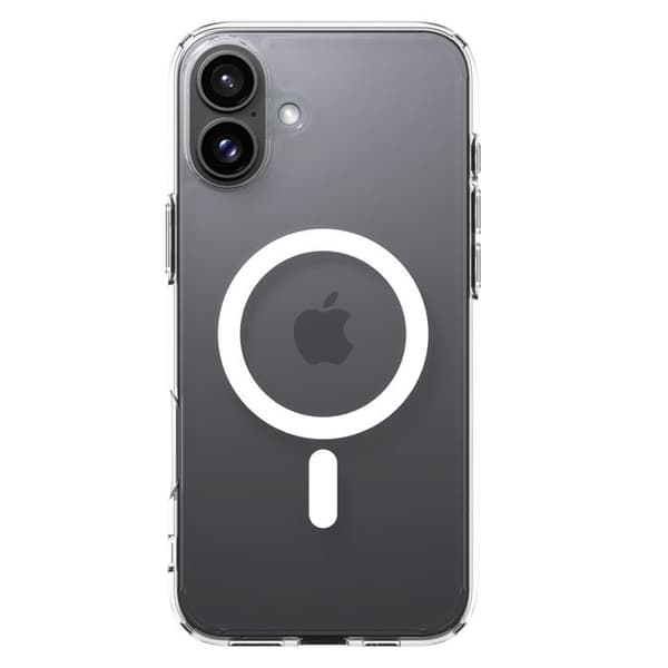 Skyddsskål - Spigen - iPhone 16 - Semi-styv - Vit - Optimal skydd