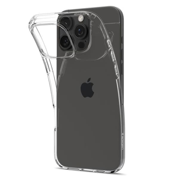 Skyddshölje - Spigen - iPhone 16 Pro - Kristallklar - Semi-stiff - Elegant