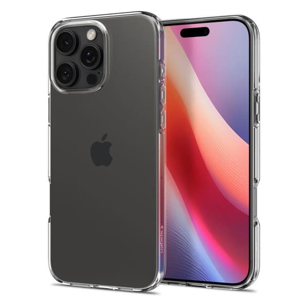 Skyddshölje - Spigen - iPhone 16 Pro - Kristallklar - Semi-stiff - Elegant