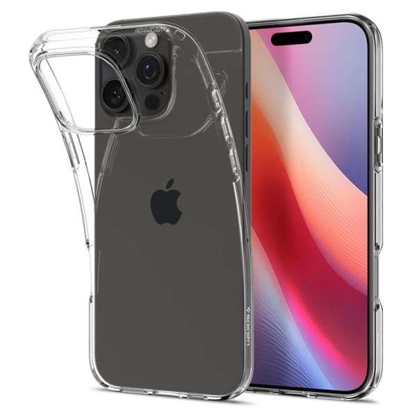 Skyddshölje - Spigen - iPhone 16 Pro - Kristallklar - Semi-stiff - Elegant