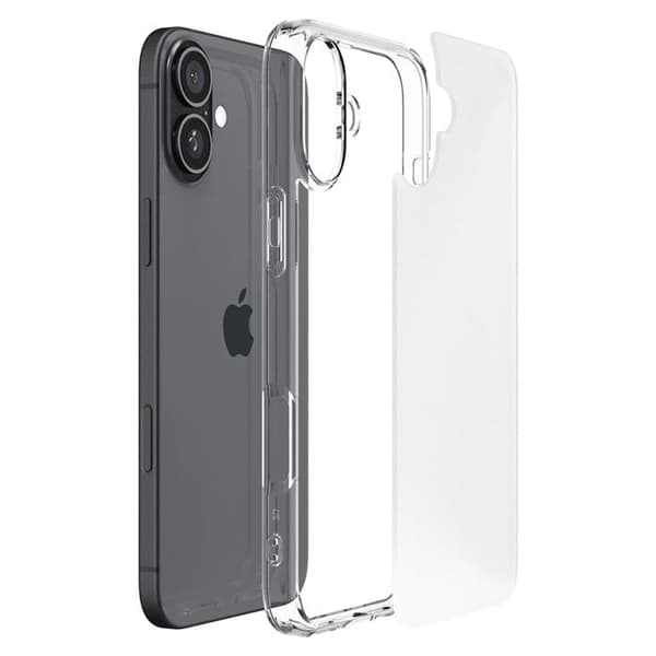 Skyddsskal - Spigen - iPhone 16 - Frost Clear - Semi-rigid - Elegant