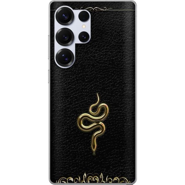 Samsung Galaxy S25 Ultra Genomskinligt Skal Guld Orm
