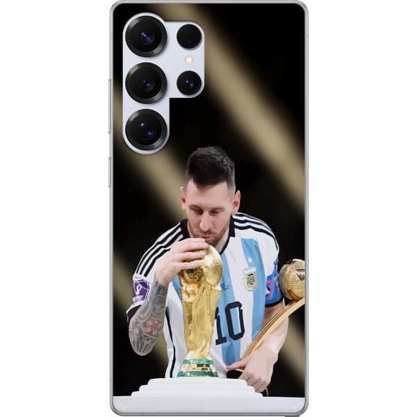 Samsung Galaxy S25 Ultra Genomskinligt Skal Messi