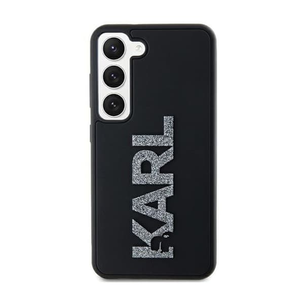 Telefonfodral - Karl Lagerfeld - Samsung Galaxy S23 - Glittrande - Flexibelt - 3D-logotyp