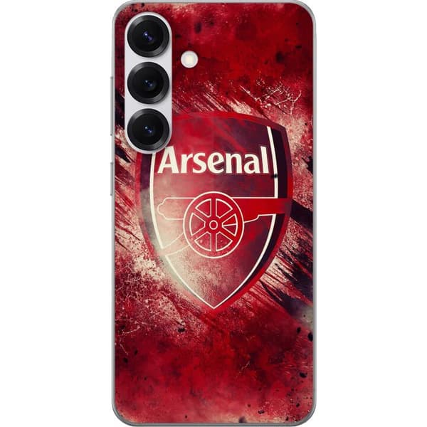Samsung Galaxy S25 Genomskinligt Skal Arsenal Football