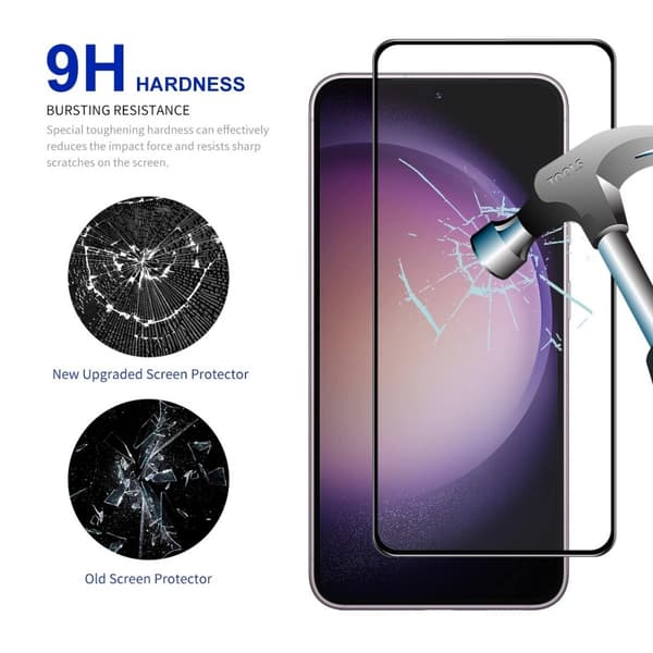 2-Pack Samsung Galaxy A55 Skärmskydd i Härdat Glas Heltäckande