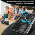 Miniatyrbild 4 av 6: Samsung Galaxy A26 5G Skal CamShield Ring Hybrid Svart
