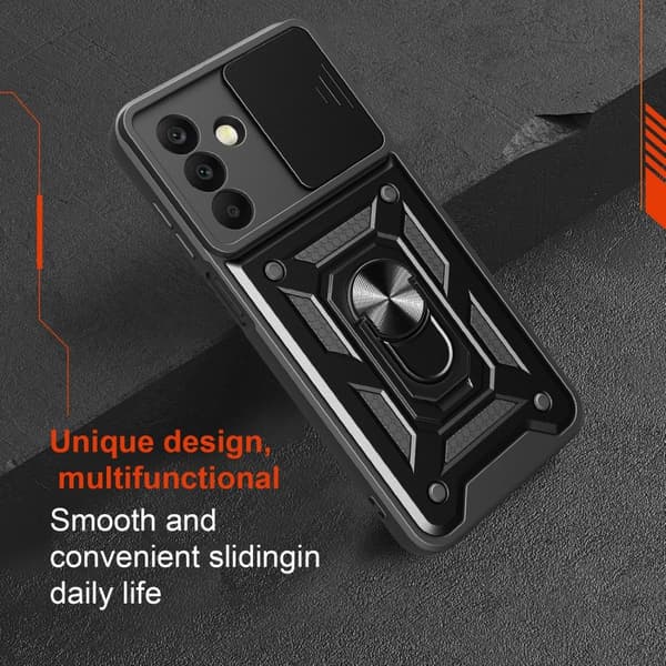 Samsung Galaxy A26 5G Skal CamShield Ring Hybrid Svart