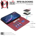 Miniatyrbild 2 av 6: Samsung Galaxy A16 / A26 5G Fodral RFID Läder Röd