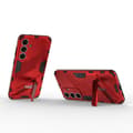 Miniatyrbild 2 av 6: Samsung Galaxy S25 Skal Kickstand Hybrid Armor Röd