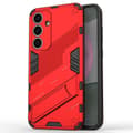 Miniatyrbild 1 av 6: Samsung Galaxy S25 Skal Kickstand Hybrid Armor Röd