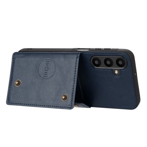 Samsung Galaxy A26 5G Skal Läder Med Kortfack Och Magnet