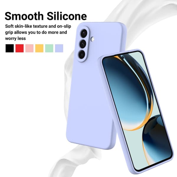Samsung Galaxy A26 5G Skal Liquid Silikon Lila