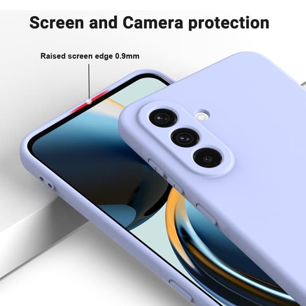 Samsung Galaxy A26 5G Skal Liquid Silikon Lila