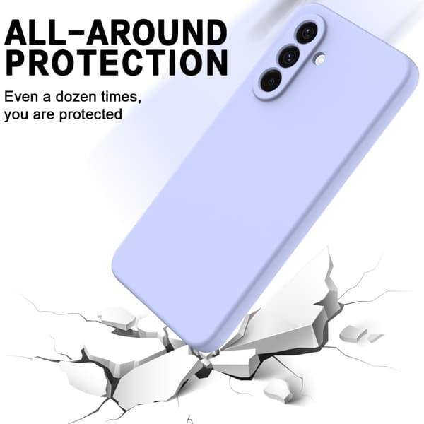 Samsung Galaxy A26 5G Skal Liquid Silikon Lila
