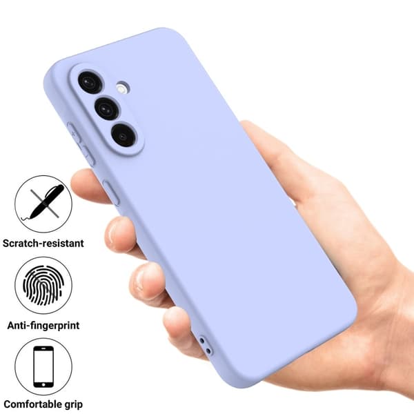 Samsung Galaxy A26 5G Skal Liquid Silikon Lila