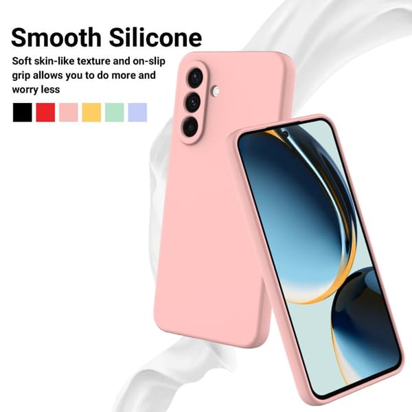 Samsung Galaxy A26 5G Skal Liquid Silikon Rosa