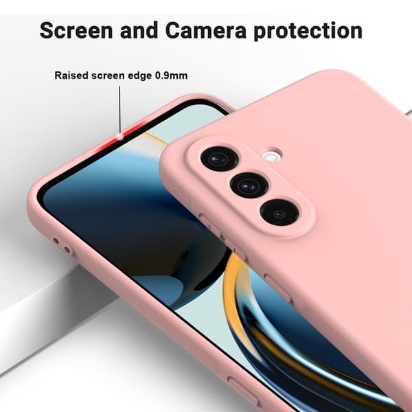 Samsung Galaxy A26 5G Skal Liquid Silikon Rosa