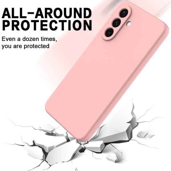 Samsung Galaxy A26 5G Skal Liquid Silikon Rosa