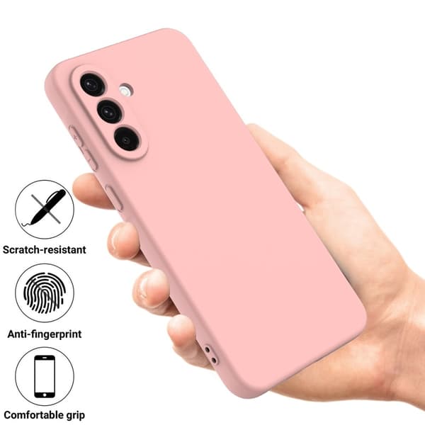 Samsung Galaxy A26 5G Skal Liquid Silikon Rosa