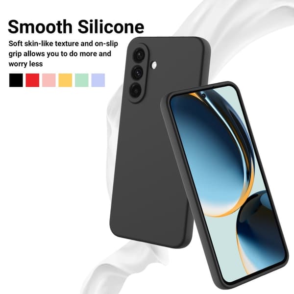 Samsung Galaxy A26 5G Skal Liquid Silikon Svart