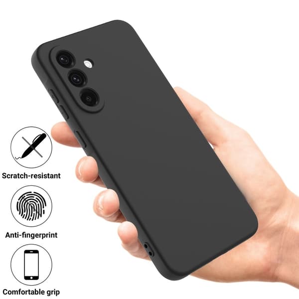 Samsung Galaxy A26 5G Skal Liquid Silikon Svart