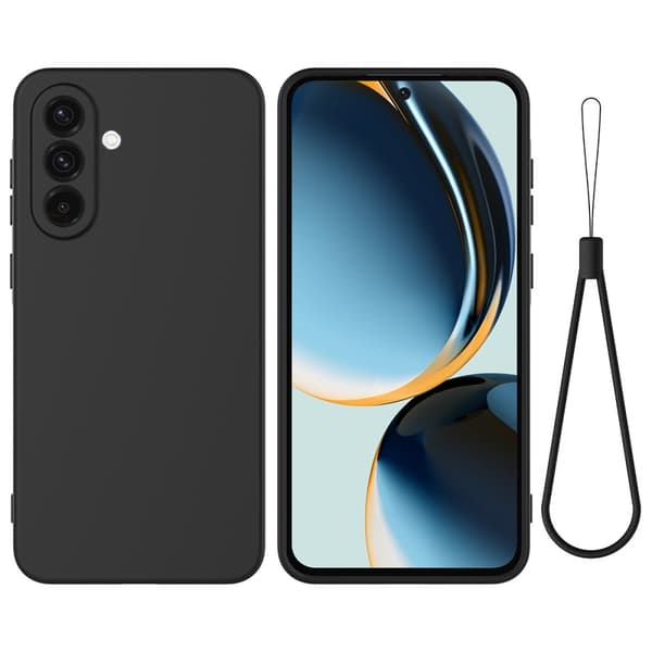 Samsung Galaxy A26 5G Skal Liquid Silikon Svart