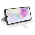 Miniatyrbild 3 av 6: Samsung Galaxy A36 5G/A56 5G Fodral Crazy Horse Läder Vit