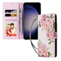 Miniatyrbild 5 av 6: Samsung Galaxy S25 Fodral RFID Rosa Blommor
