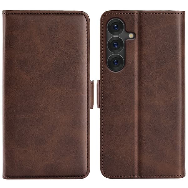Samsung Galaxy S25 Fodral Läder Brun