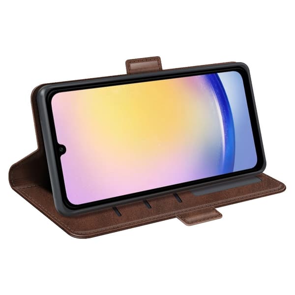 Samsung Galaxy A26 5G Plånboksfodral Läder Brun
