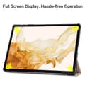 Miniatyrbild 3 av 6: Galaxy Tab S10 Plus/S9 Plus/S9 FE Plus Fodral Tri-Fold Roséguld