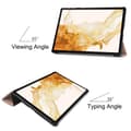 Miniatyrbild 5 av 6: Galaxy Tab S10 Plus/S9 Plus/S9 FE Plus Fodral Tri-Fold Roséguld