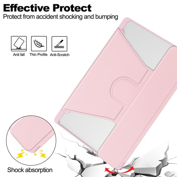 Samsung Galaxy Tab S10 Ultra Fodral 360° Rotation Rosa