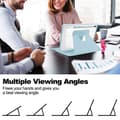 Miniatyrbild 3 av 6: Samsung Galaxy Tab S10 Plus Fodral 360° Rotation Blå