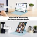 Miniatyrbild 2 av 6: Samsung Galaxy Tab S10 Plus Fodral 360° Rotation Blå