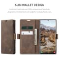 Miniatyrbild 6 av 6: CASEME Samsung Galaxy S25 Ultra Fodral Retro Läder Brun