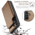 Miniatyrbild 6 av 6: CASEME Galaxy A56 5G/A36 5G Skal RFID Kickstand Plånbok Brun