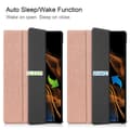 Miniatyrbild 3 av 6: Galaxy Tab S10 Ultra/S9 Ultra/S8 Ultra Fodral Tri-Fold Roséguld