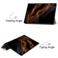 Miniatyrbild 4 av 6: Galaxy Tab S10 Ultra/S9 Ultra/S8 Ultra Fodral Tri-Fold Roséguld