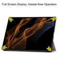 Miniatyrbild 5 av 6: Galaxy Tab S10 Ultra/S9 Ultra/S8 Ultra Fodral Tri-Fold Roséguld