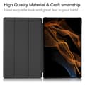 Miniatyrbild 2 av 6: Galaxy Tab S10 Ultra/S9 Ultra/S8 Ultra Fodral Tri-Fold Roséguld