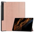 Miniatyrbild 1 av 6: Galaxy Tab S10 Ultra/S9 Ultra/S8 Ultra Fodral Tri-Fold Roséguld