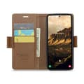 Miniatyrbild 3 av 6: CASEME Samsung Galaxy S25 Fodral RFID Läder Brun