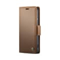 Miniatyrbild 2 av 6: CASEME Samsung Galaxy S25 Fodral RFID Läder Brun